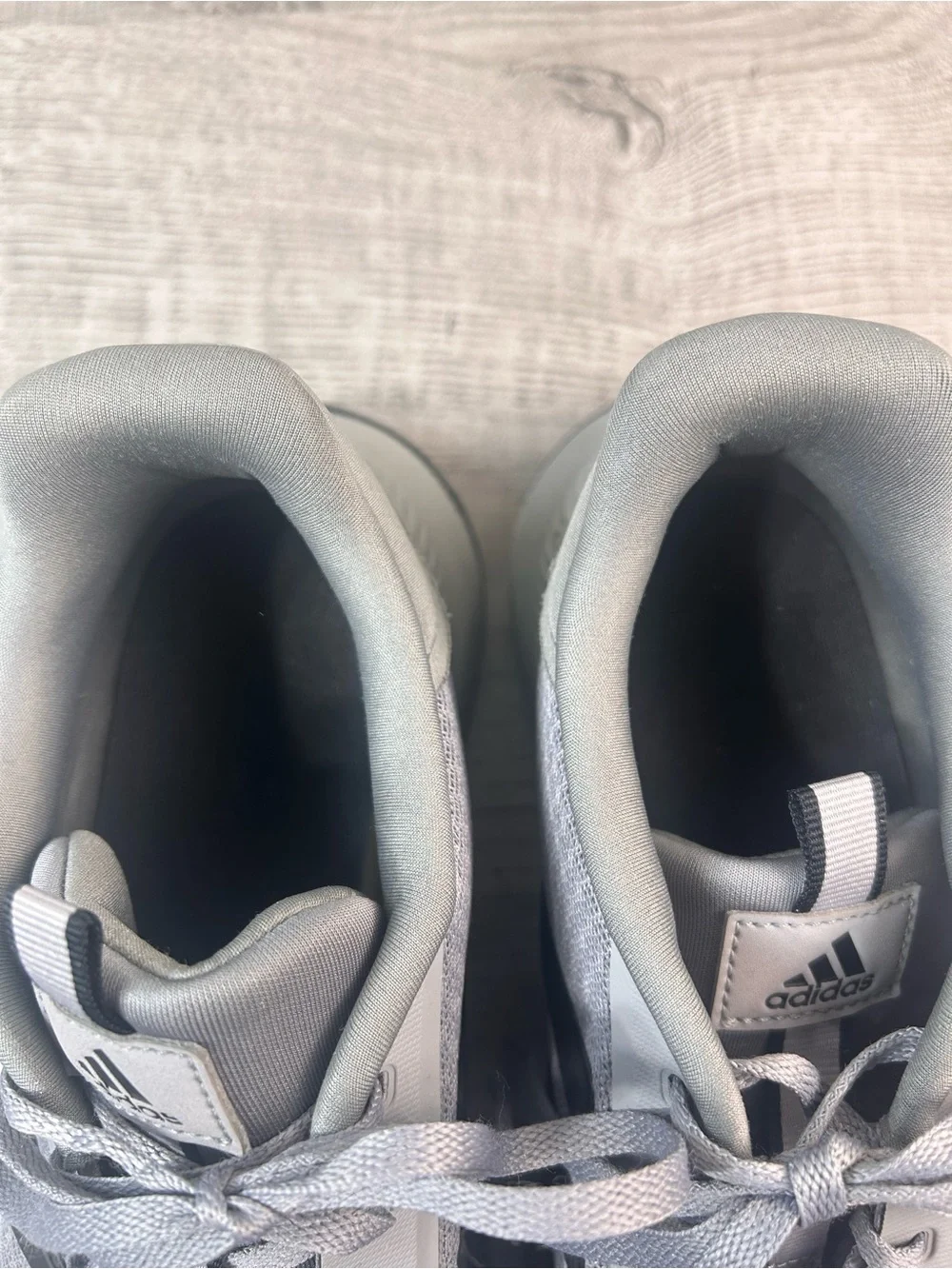 Adidas Runfalcon 3.0 Cloudfoam Gray Black Running Shoes Men’s Athletic Size 9 - Picture 9 of 11